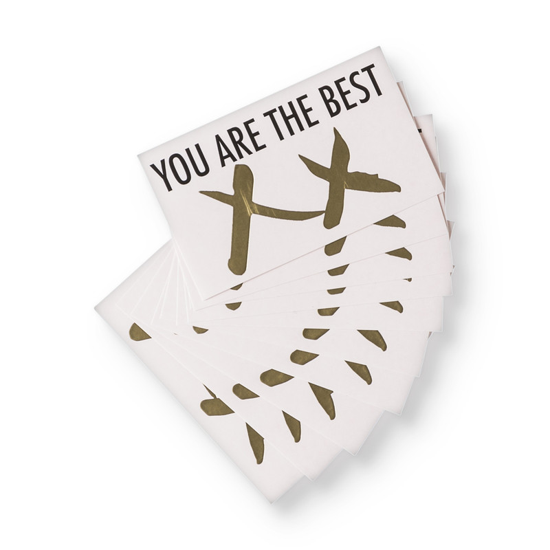 Cadeaustickers XX - set van 10