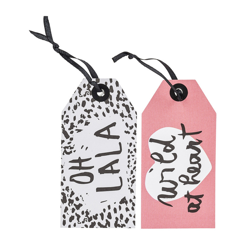 Cadeaulabels tekst - set van 10 