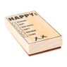 Stempel happy - 9x5 cm