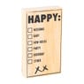 Stempel happy - 9x5 cm