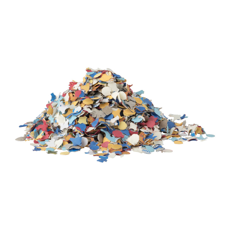 Confetti zak gekleurd - 1 kg