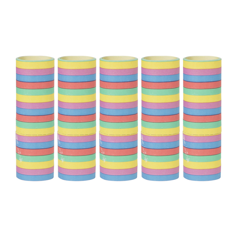 Serpentine gekleurd - set van 5 - 4 meter