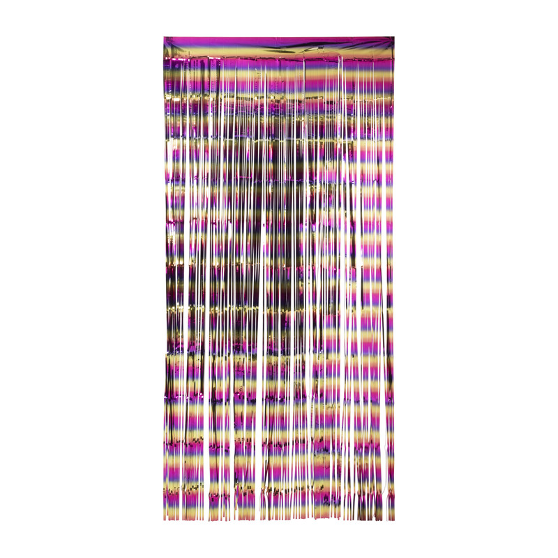 Backdrop gekleurd - plastic - 200x100 cm