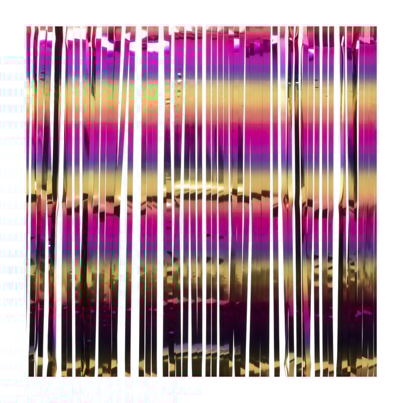 Backdrop gekleurd - plastic - 200x100 cm