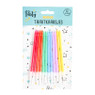 Taartkaarsjes - 12 stuks - gekleurd