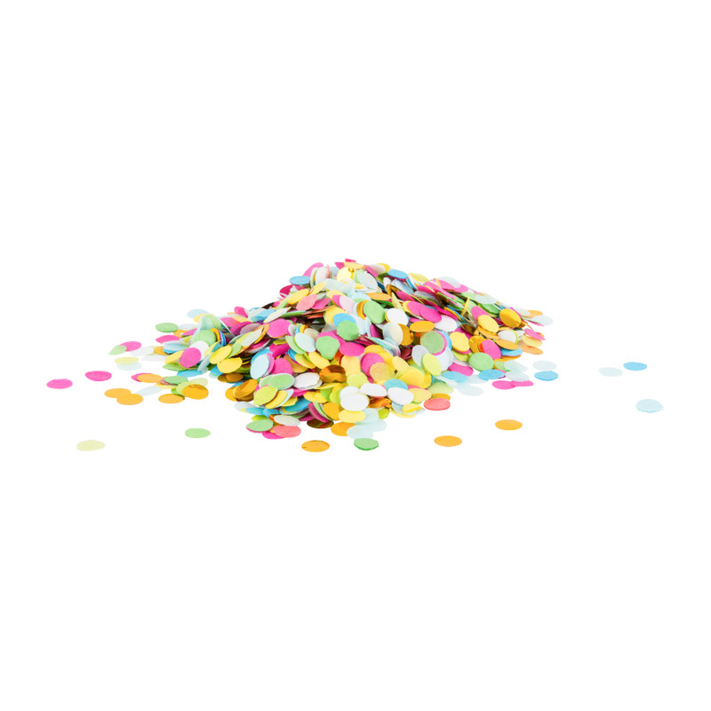 Confetti regenboog/goudkleurig - 70 gram