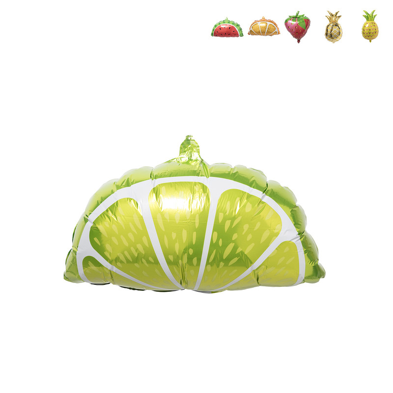 Folieballon zomerfruit - diverse varianten