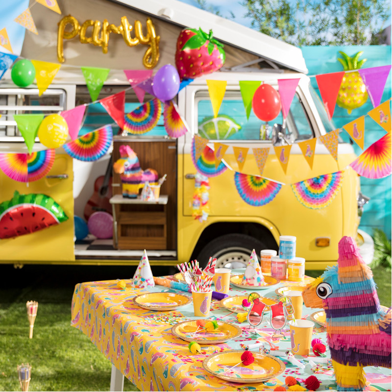 Folieballon zomerfruit - diverse varianten