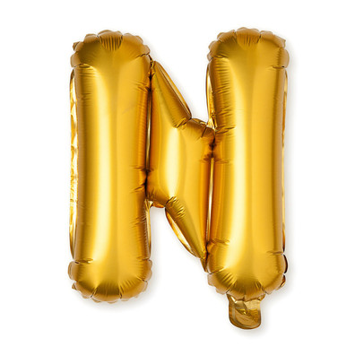 Folieballon - N - 30 cm 