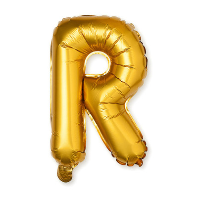 Folieballon - R - 30 cm 