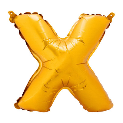 Folieballon - X - 30 cm 