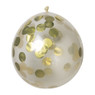 Confettiballon - goud - 5 stuks