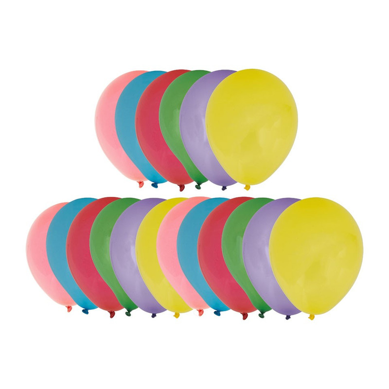 Ballonnen gekleurd - 20 stuks