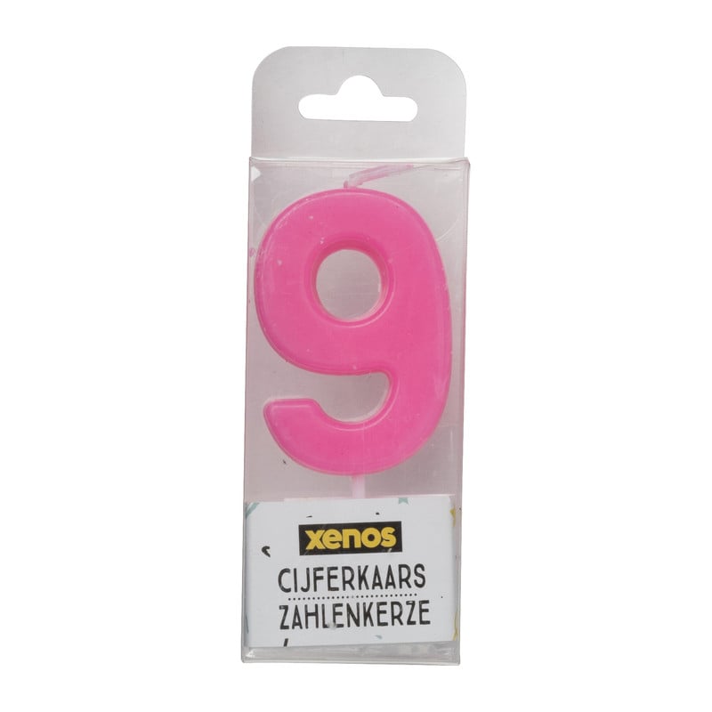 Cijferkaars 9 - diverse kleuren