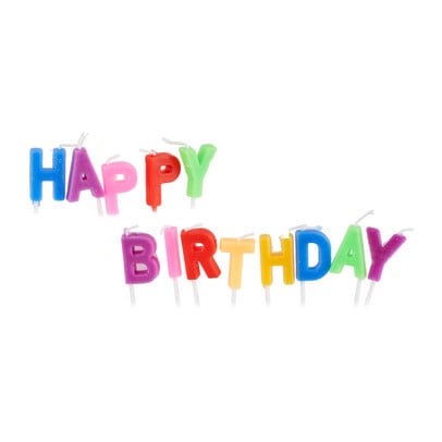 Kaarsjes happy birthday