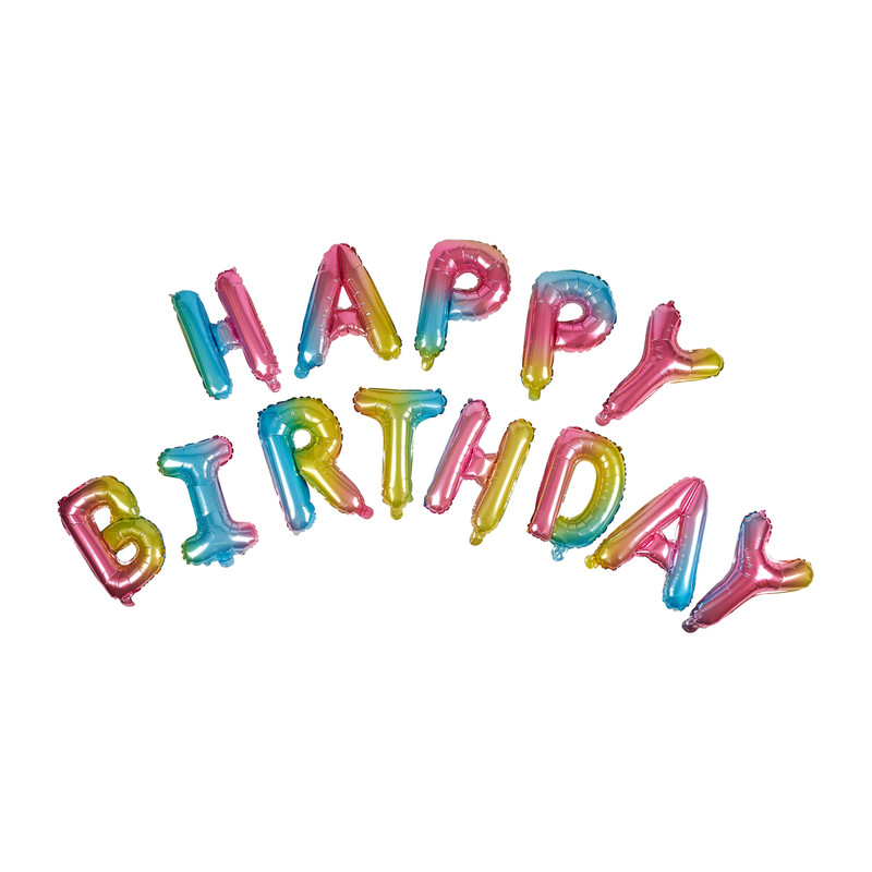 Wrak schoorsteen Wind Folie ballon - Happy Birthday | Xenos