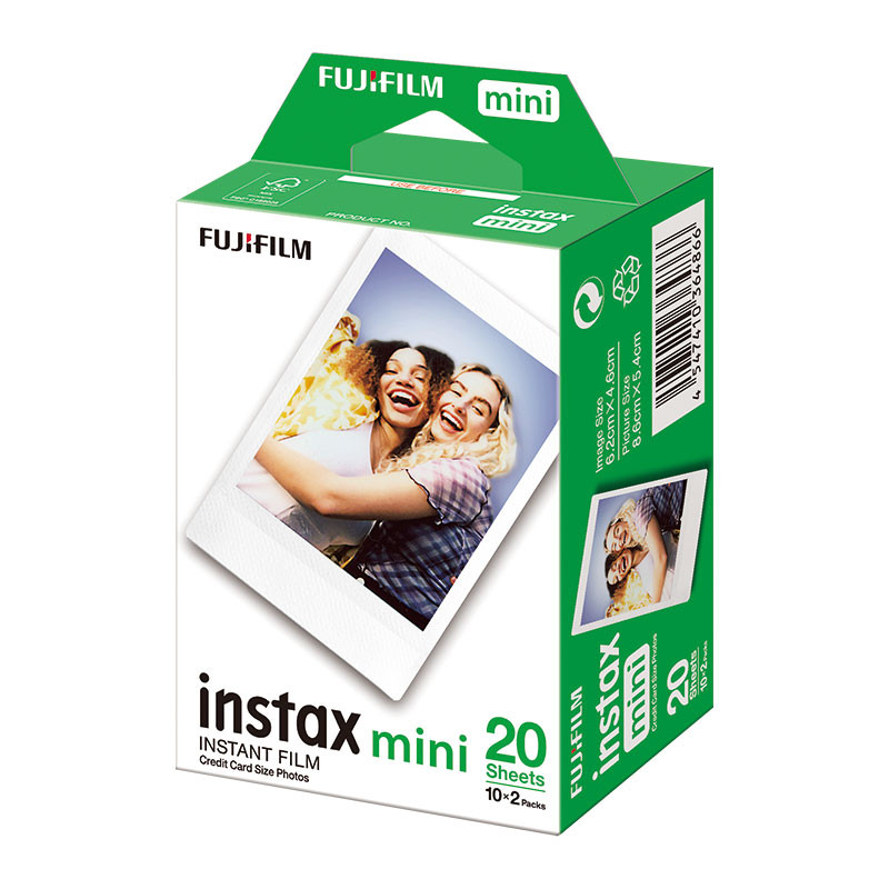 Instax mini fotopapier dubbel - 20 stuks