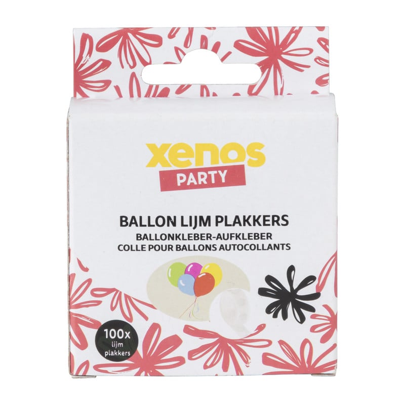 Ballon lijm plakkers - set van 100