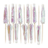 Cocktail parapluutjes iriserend - set van 12