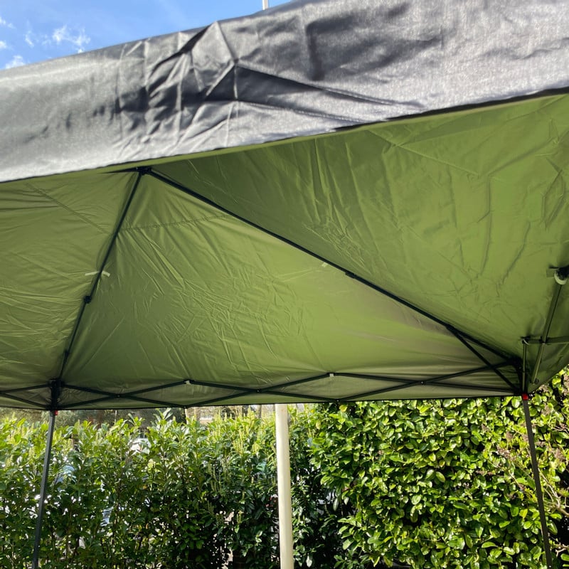 Partytent easy-up - zwart - 3 x 3 meter 