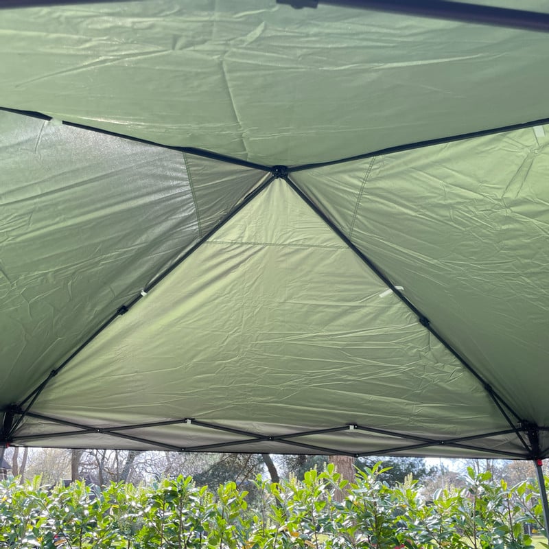 Partytent easy-up - zwart - 3 x 3 meter 