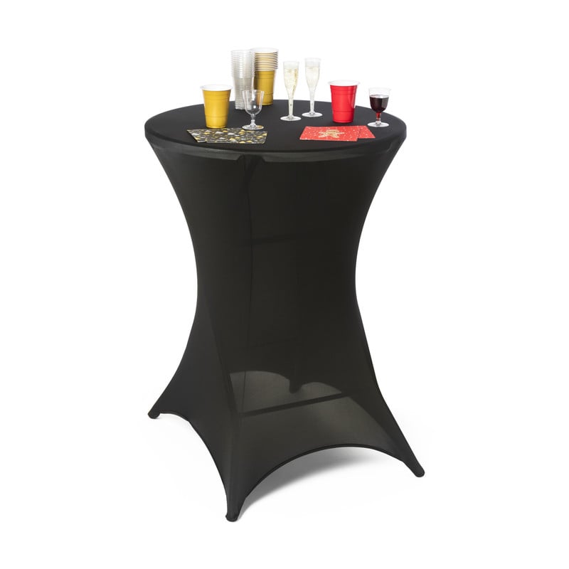 Statafelrok - zwart - polyester - 80x110 cm