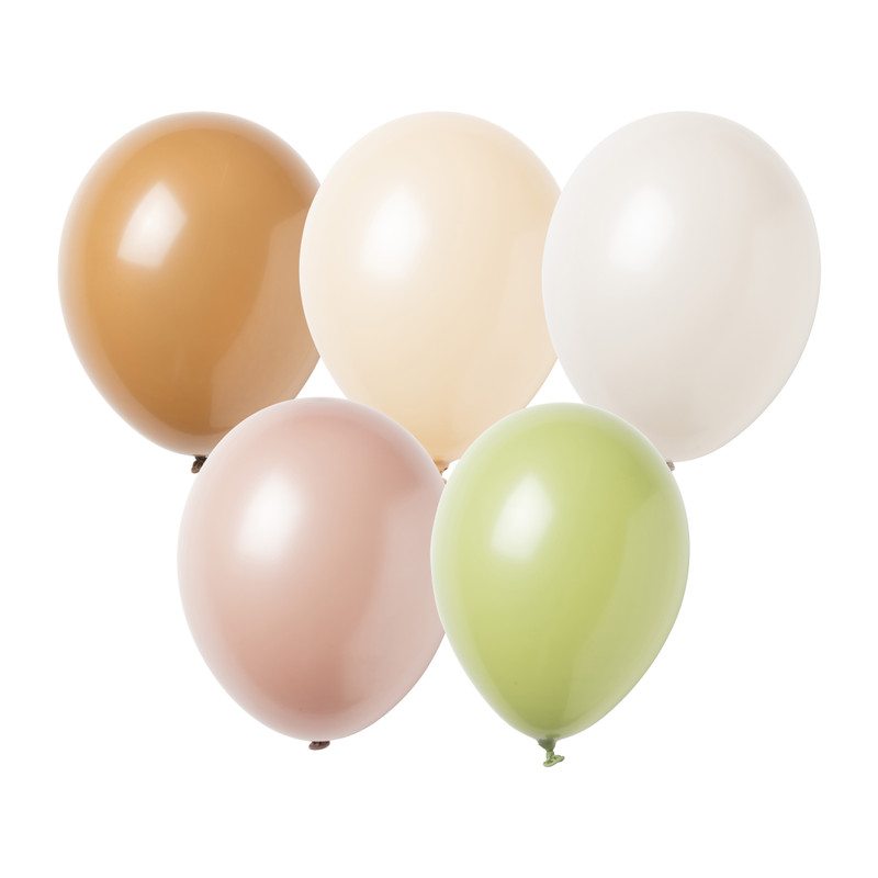 Ballonnen  - mix naturel - set van 10
