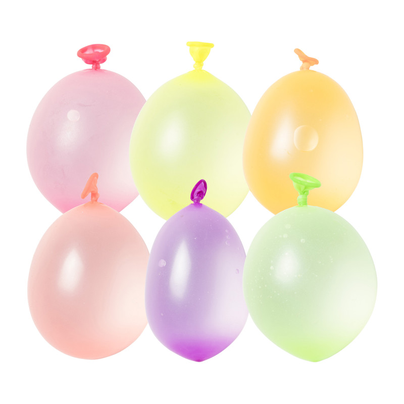 Waterballonnen neon - multikleur - set van 50