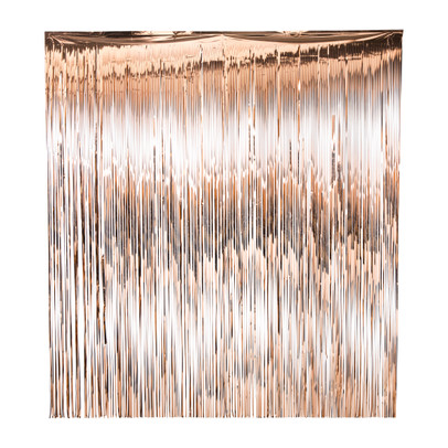 Backdrop - roségoudkleurig - 180x200 cm