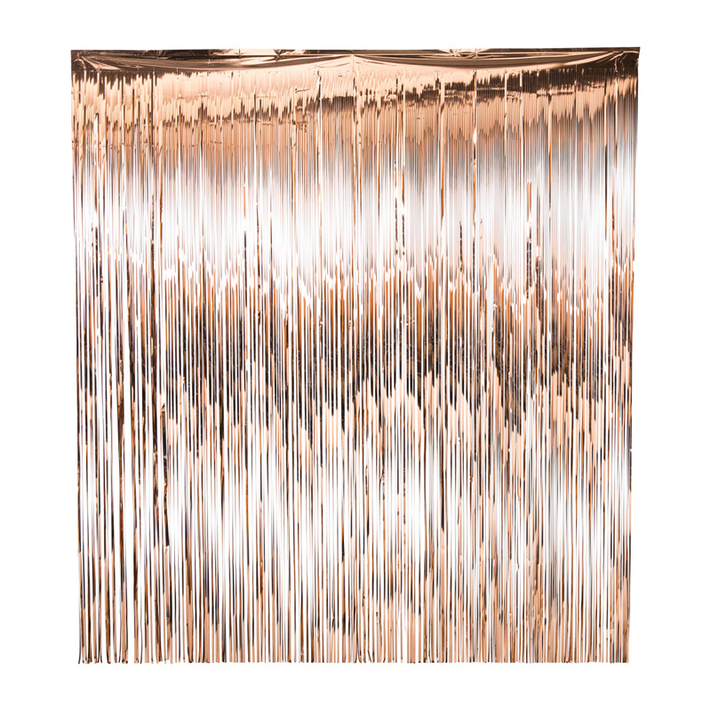 Backdrop - roségoudkleurig - 180x200 cm