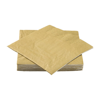 Servetten - goudkleurig - set van 20