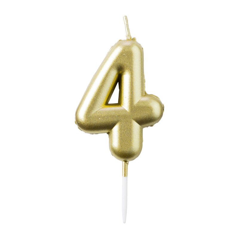 Cijferkaars 4 - goud