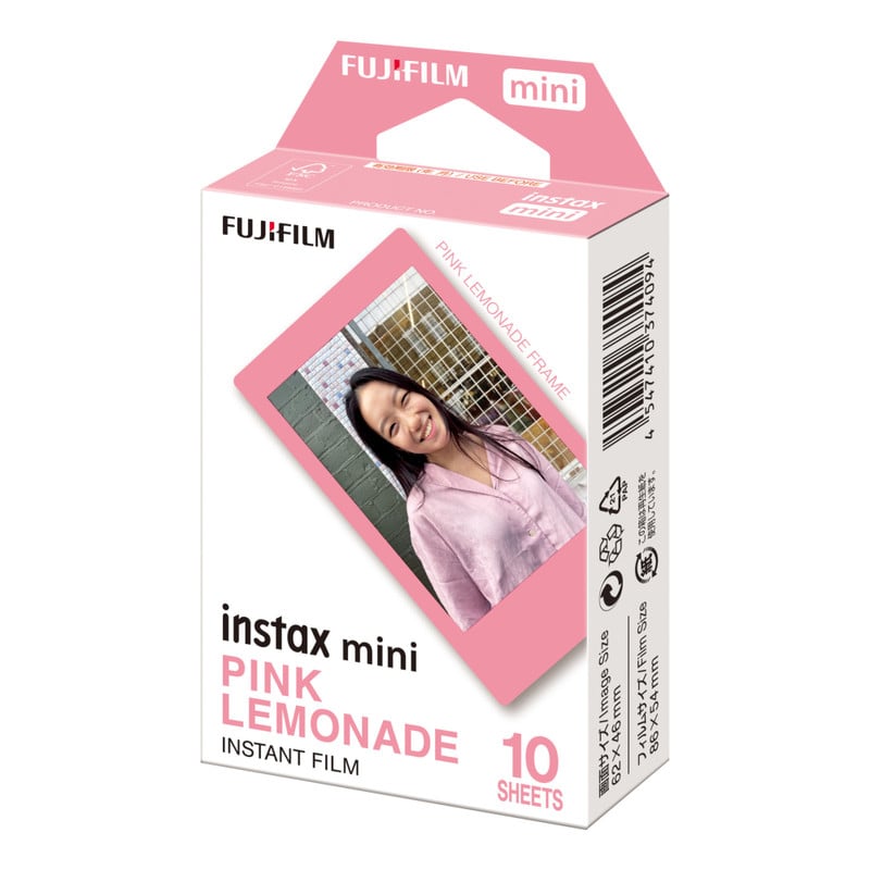 Instax mini film fotopapier - roze - 10 vellen