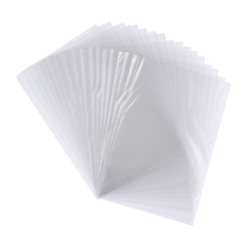 Zakje transparant - 18.5x12 cm - set van 20 