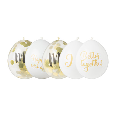 Ballonnen wedding - set van 5