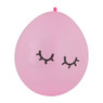 Ballon wink - roze - set van 10