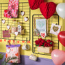Ballonnen hartvorm - rood/roze - 6 stuks