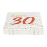 Servetten 30 jaar - 20 stuks