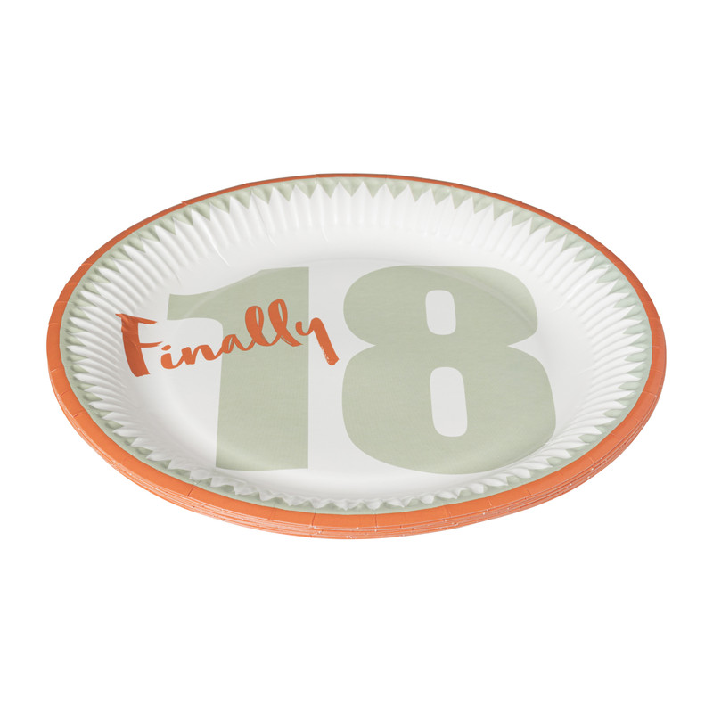 Borden 18 jaar - 8 stuks