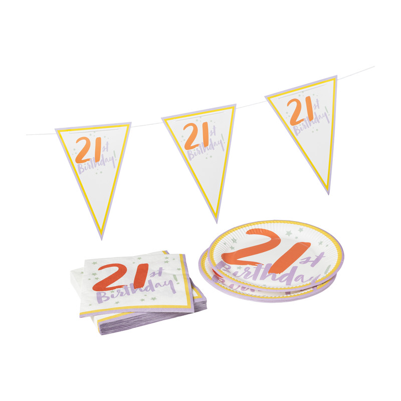 Borden 21 jaar - 8 stuks