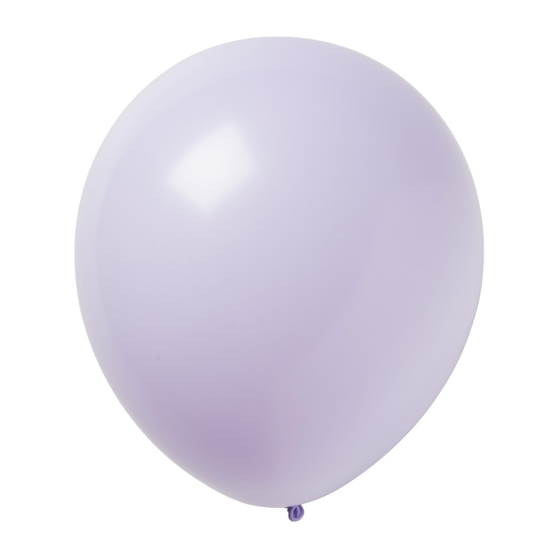 Ballonnen kleuren mix - geel/paars/roze/oranje - set van 8