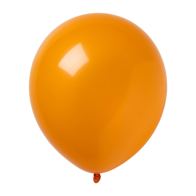 Ballonnen kleuren mix - geel/paars/roze/oranje - set van 8