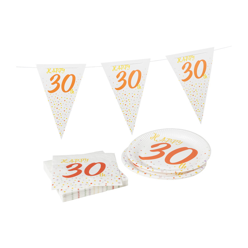 Vlaggenlijn 30 jaar - 10 m