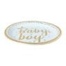 Bord baby boy - blauw/goudkleurig - set van 8