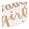 Tafelkleed baby girl - roze/goud - 136x220 cm