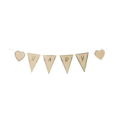 Slinger baby - bruin/goud - 2x200 cm