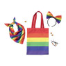 Canvas tas - regenboog