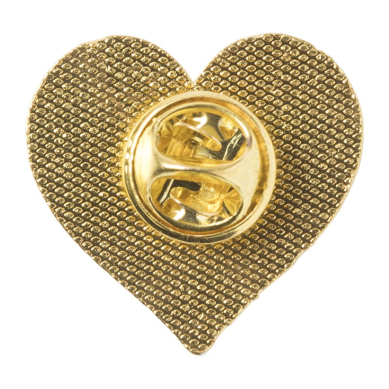 Broche hartje - regenboog