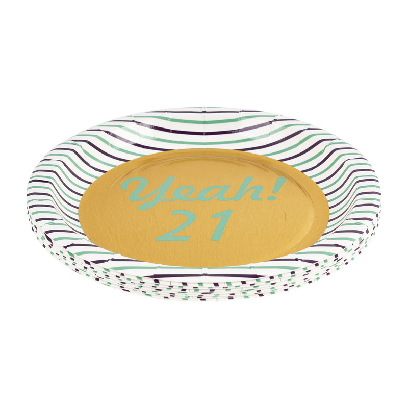 Bordjes Yeah! 21 - set van 8