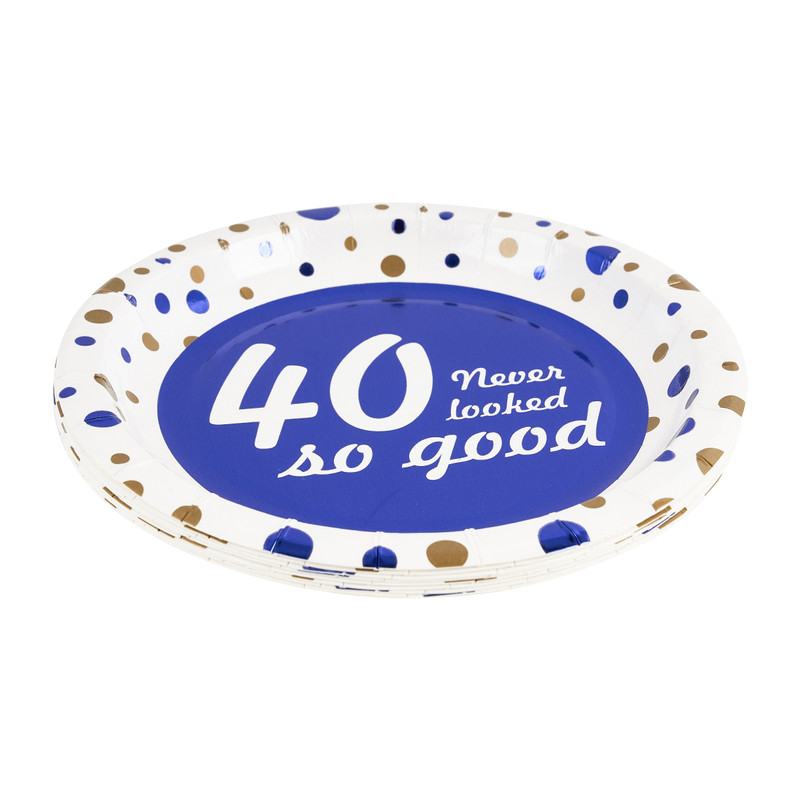 Bordjes 40 never looked so good - set van 8